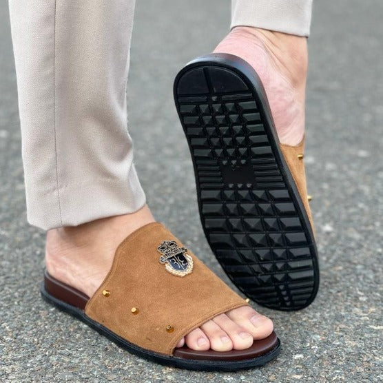 Velvet Stride Chappal -2353 BR