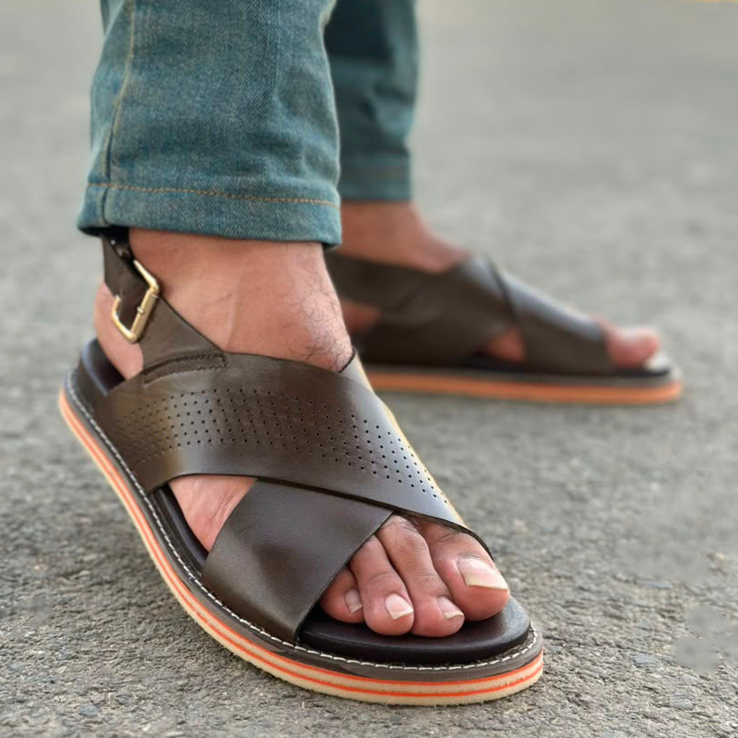 Ledger Brown Sandals-2788