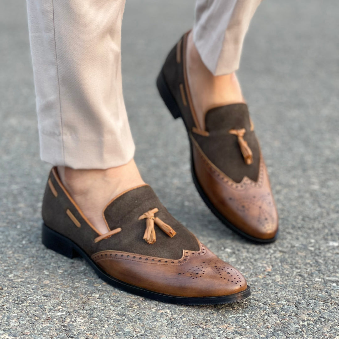 Degora Formal Shoes Handmade leather  Brown 2367