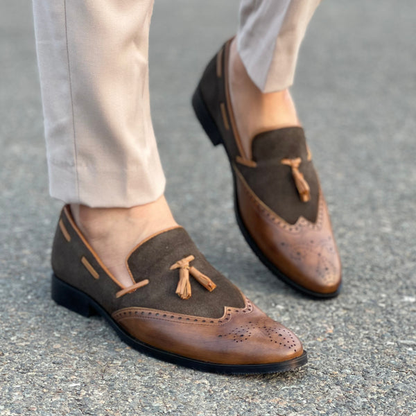 Degora Formal Shoes Handmade leather  Brown 2367