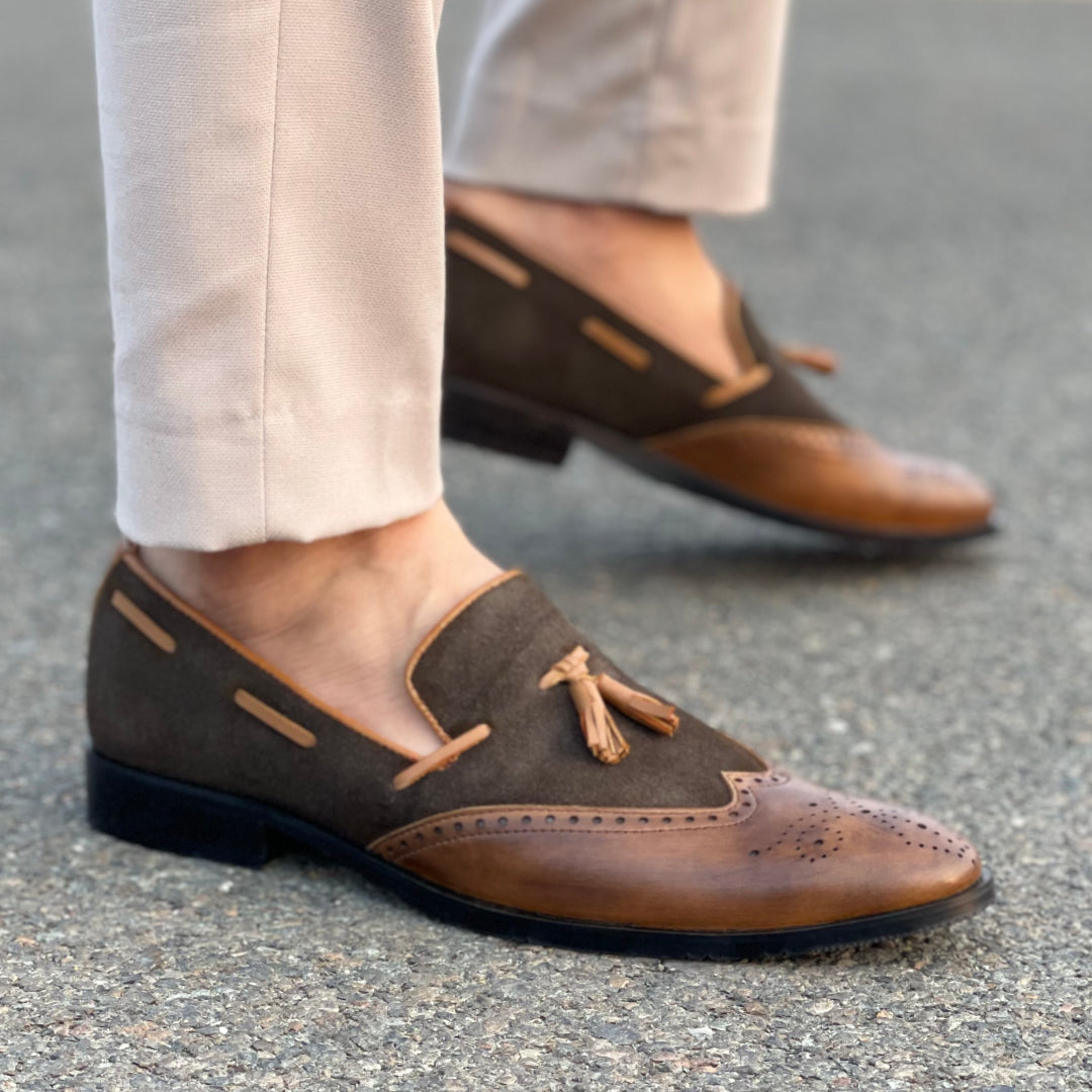 Degora Formal Shoes Handmade leather  Brown 2367