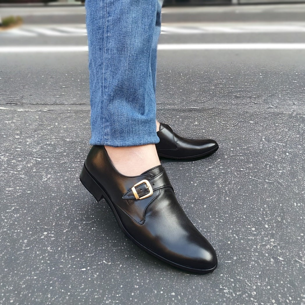 Formal Shoes Handmade leather Black  2408