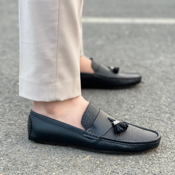 Formal Shoes Handmade leather Loafer Black 2425