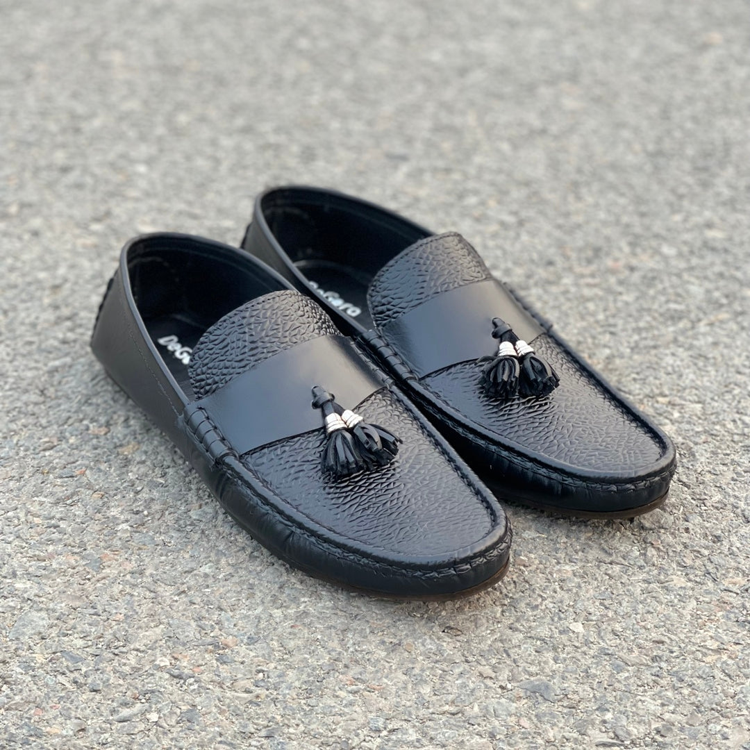 Formal Shoes Handmade leather Loafer Black 2425