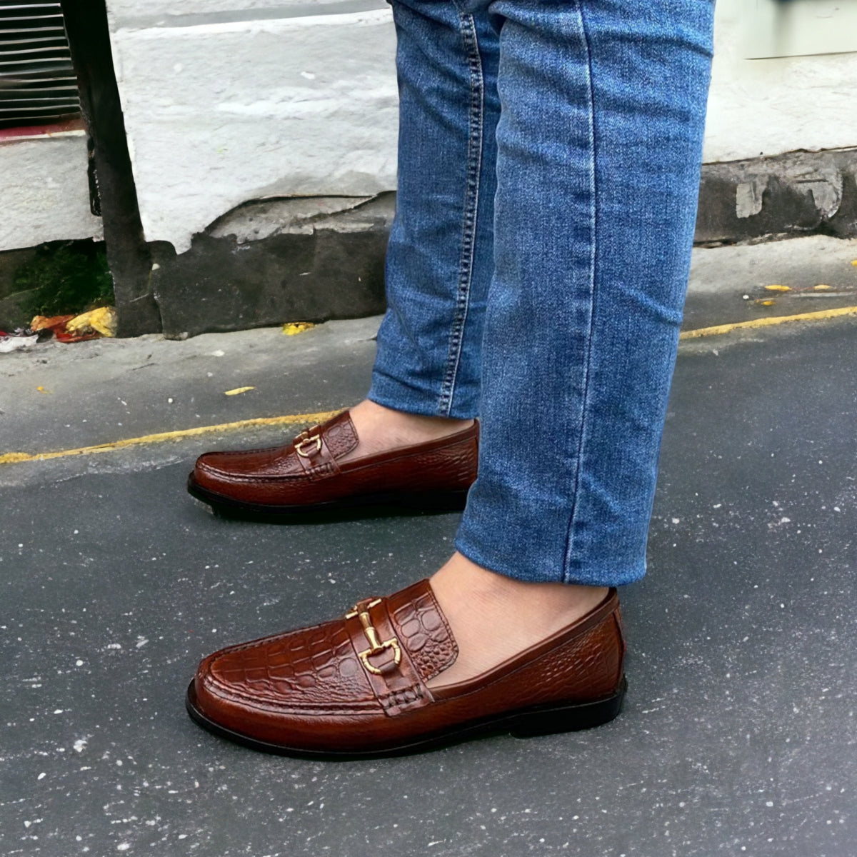 Formal Shoes Handmade leather  Brown 2426