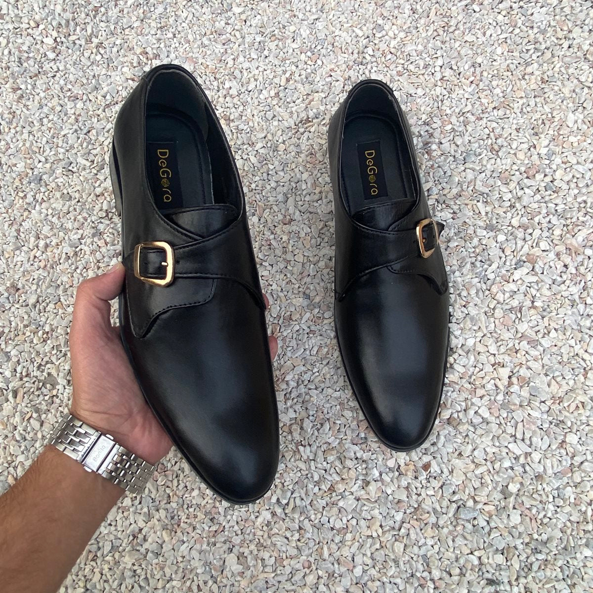 Formal Shoes Handmade leather Black  2408