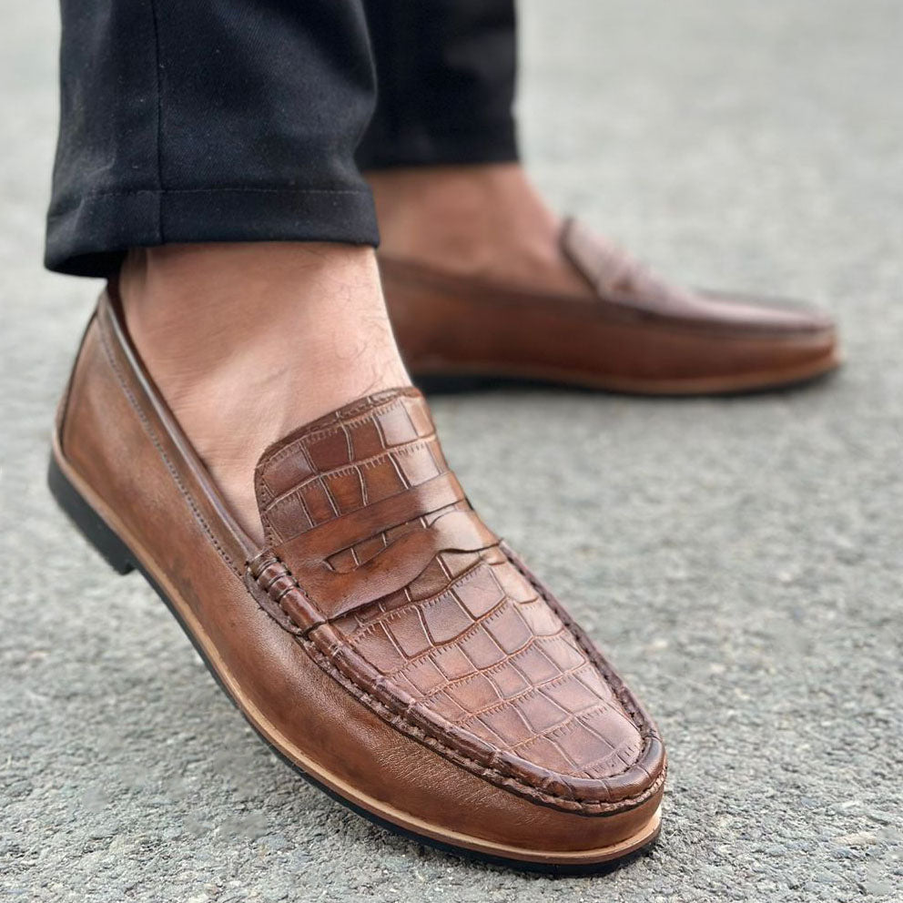 Brungo Brown Shoes for Men