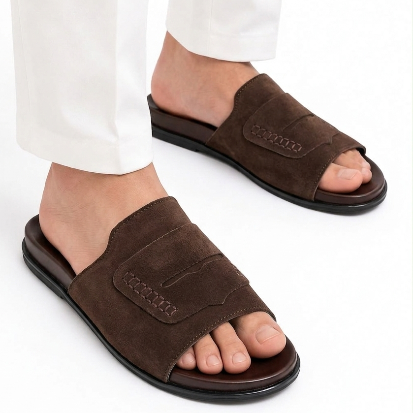 Degora Pure Handmade Niubak Chappal-2760