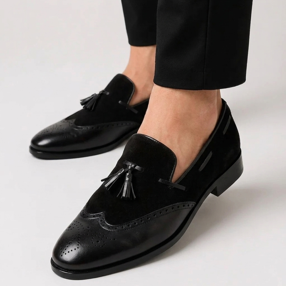THE BORDEN SUADE TUSSEL SHOES -2739