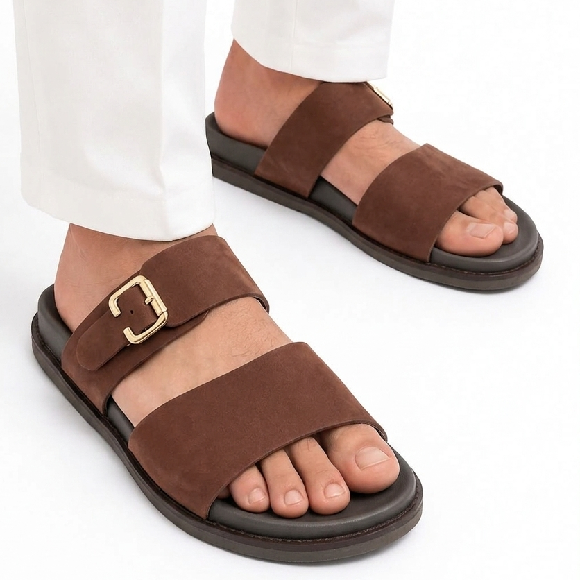 Degora Pure Handmade Niubak Chappal-2759