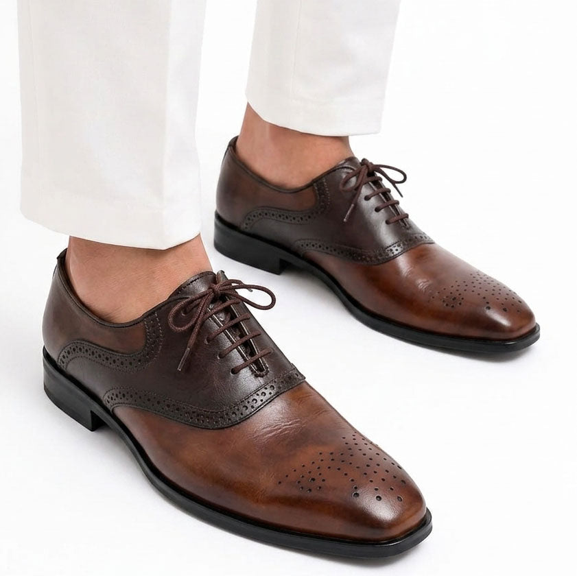 Degora Pure Handmade Oxford Brown Toe-2805