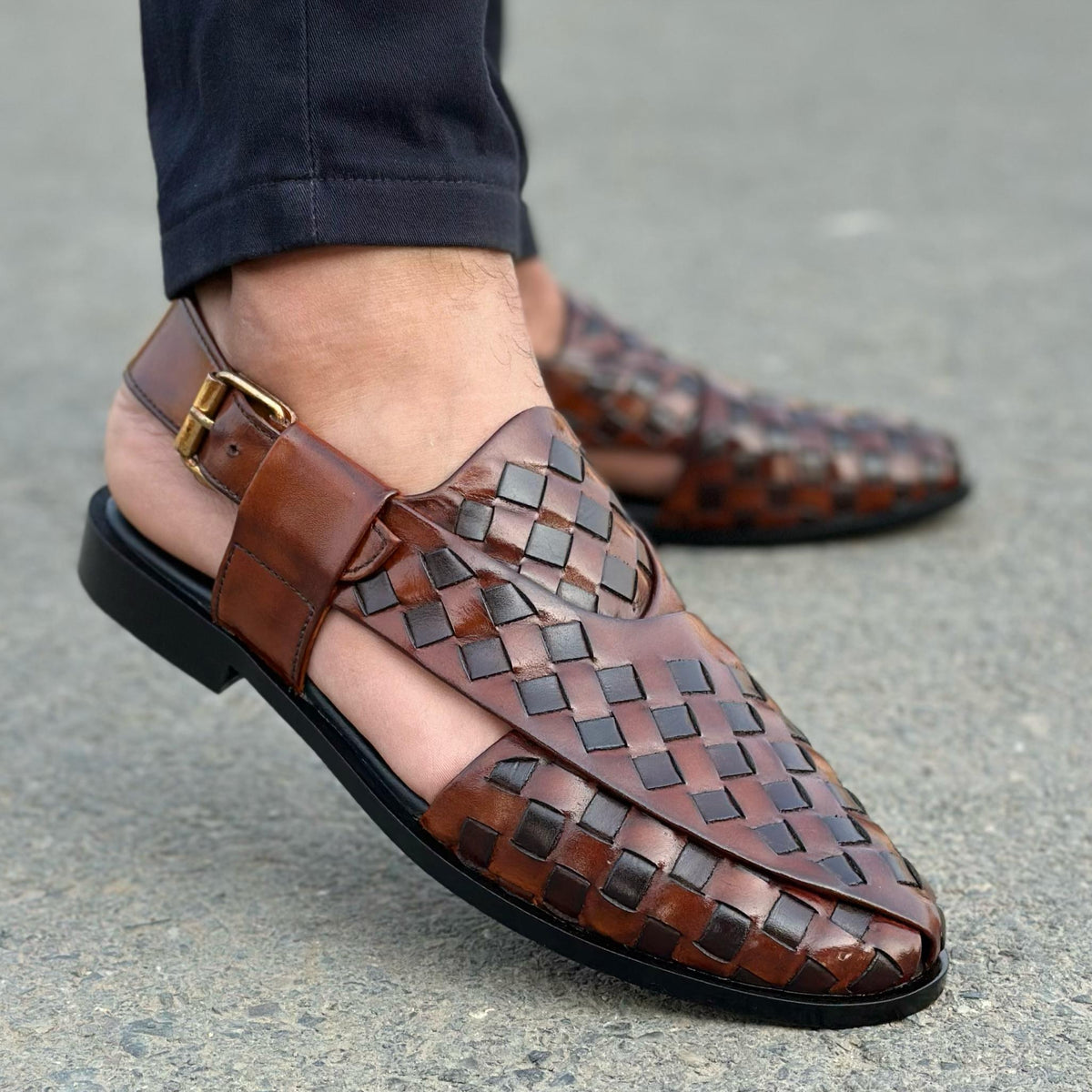 Brown Peshawari Kheri for Men
