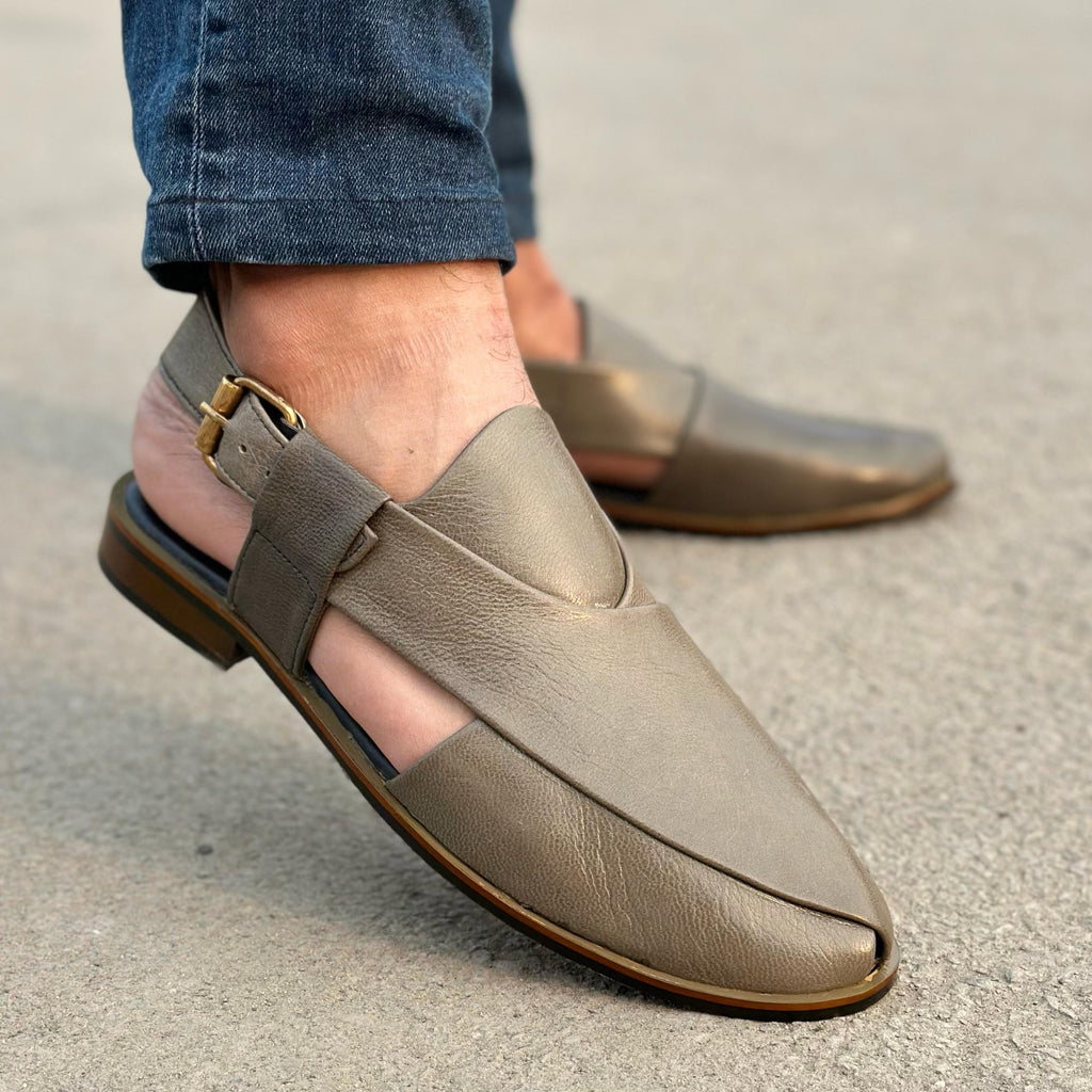 Pure Leather VOLT OLIVE Peshawari Kheri