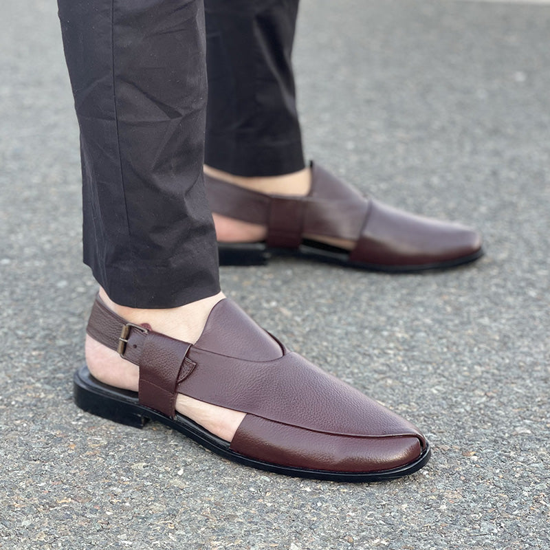Kheri/Peshawari Chappal-175 Maroon