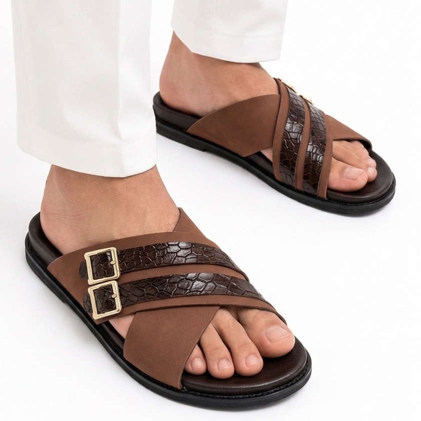 Degora Pure Handmade Nikanol Chappal-2774