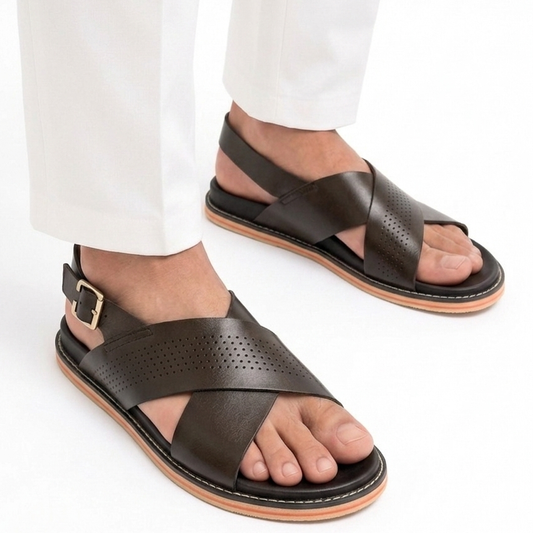Ledger Brown Sandals-2788
