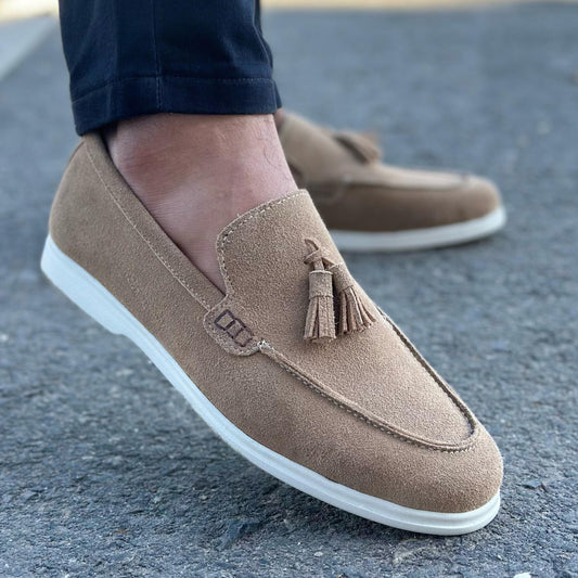 Buy Frenzy Beige loafers online