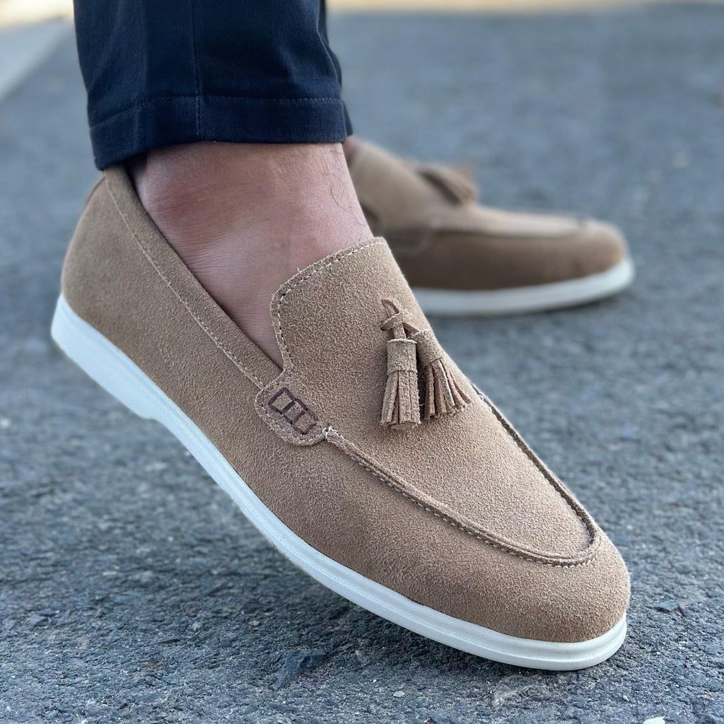 Buy Frenzy Beige loafers online