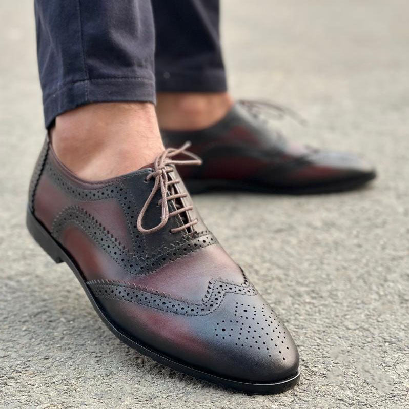 Leather Orani Brown Casual Shoes