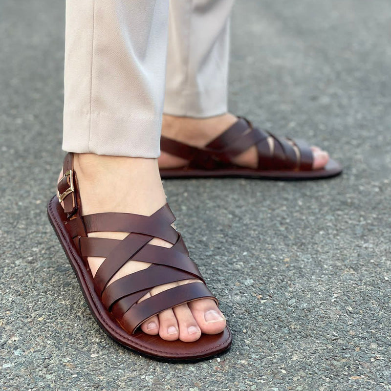 Degora Sandals Handmade leather  Brown  150