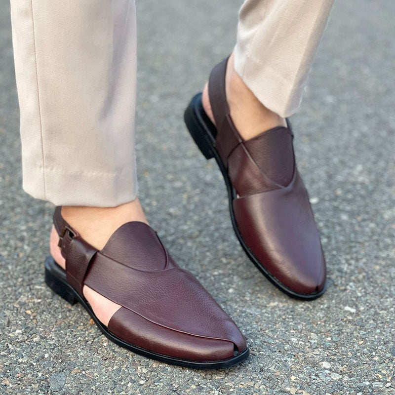 Kheri/Peshawari Chappal-175 Maroon