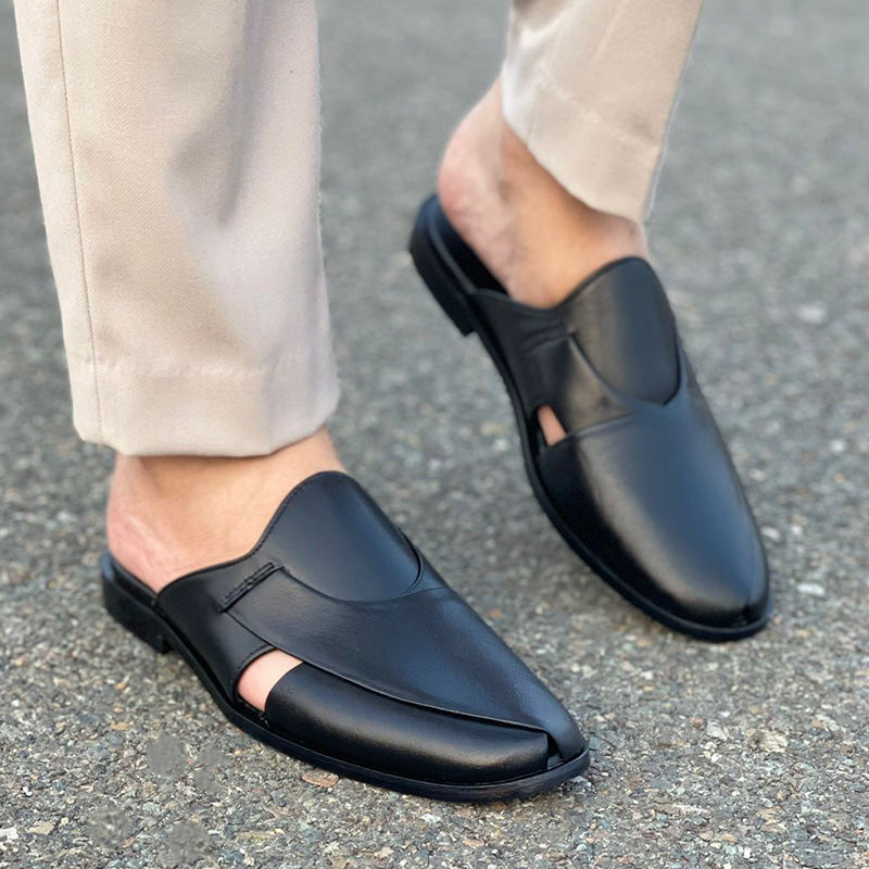 Degora Sandals Handmade leather  Black 172