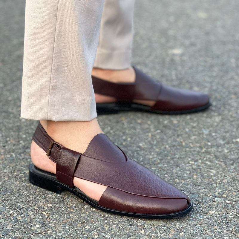 Kheri/Peshawari Chappal-175 Maroon