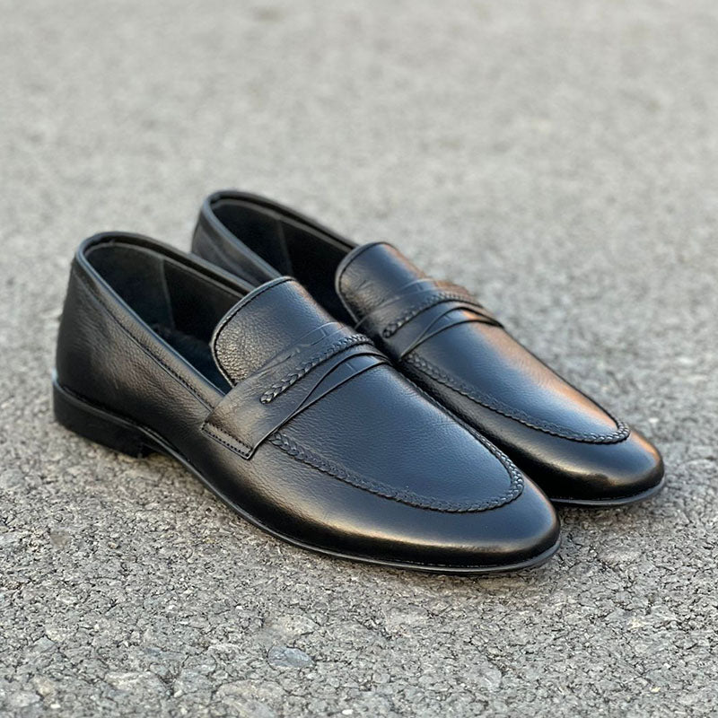 THE ELVIN ROPE SHOES- 2455 BLK