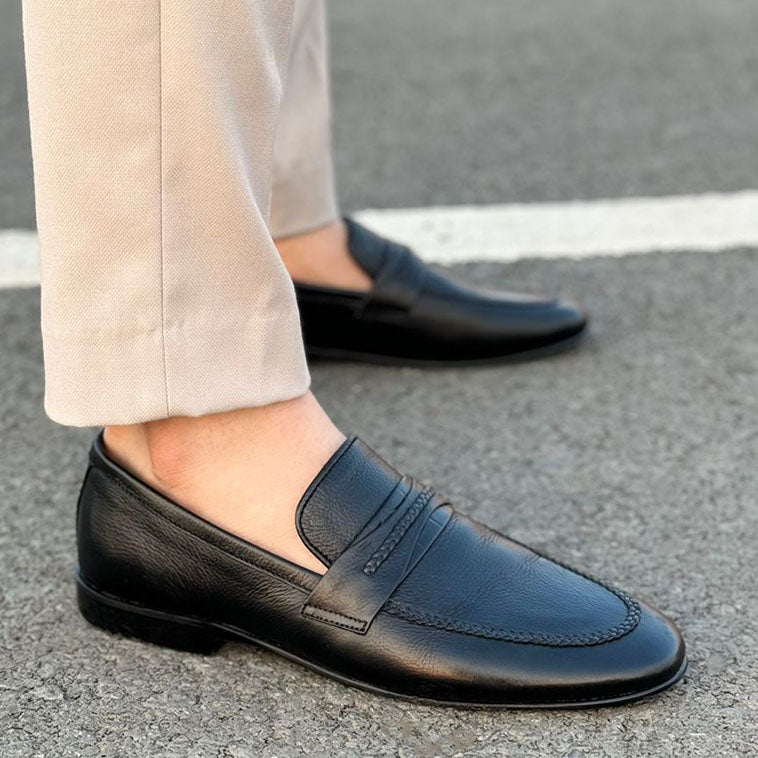 THE ELVIN ROPE SHOES- 2455 BLK