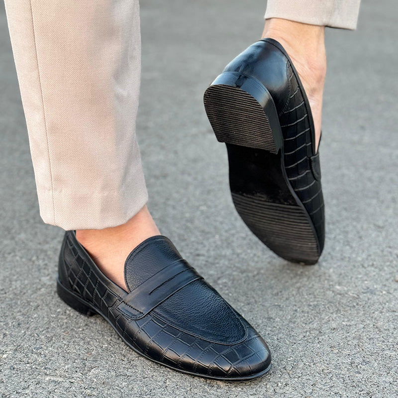THE BARLIN LOFFER SHOES- 2441 BLACK