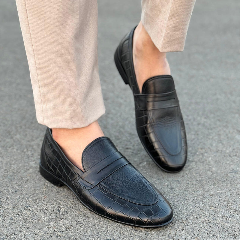 THE BARLIN LOFFER SHOES- 2441 BLACK