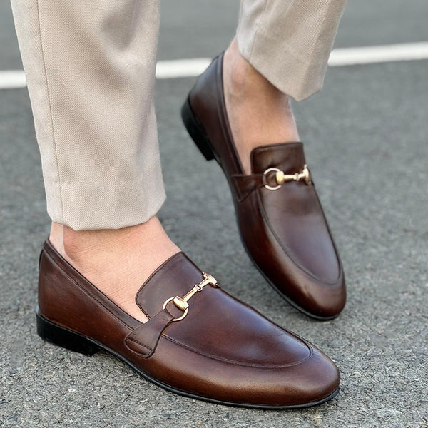 Degora Pure Leather Handmade Shoes-191 Brown