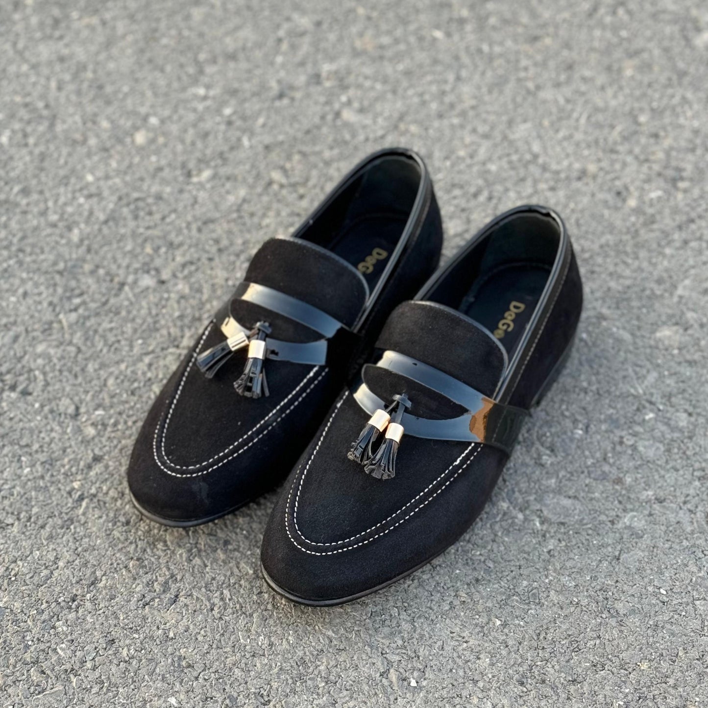 THE BROCKS TUSSEL LOAFER- 2454 BLK