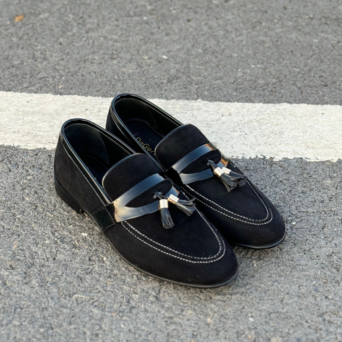 THE BROCKS TUSSEL LOAFER- 2454 BLK