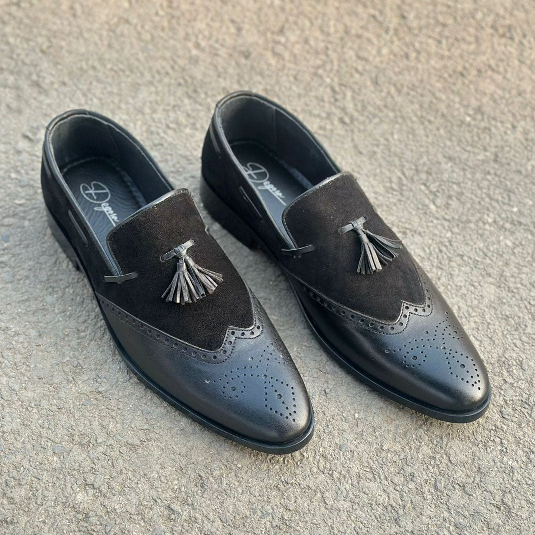 THE BORDEN SUADE TUSSEL SHOES -2739