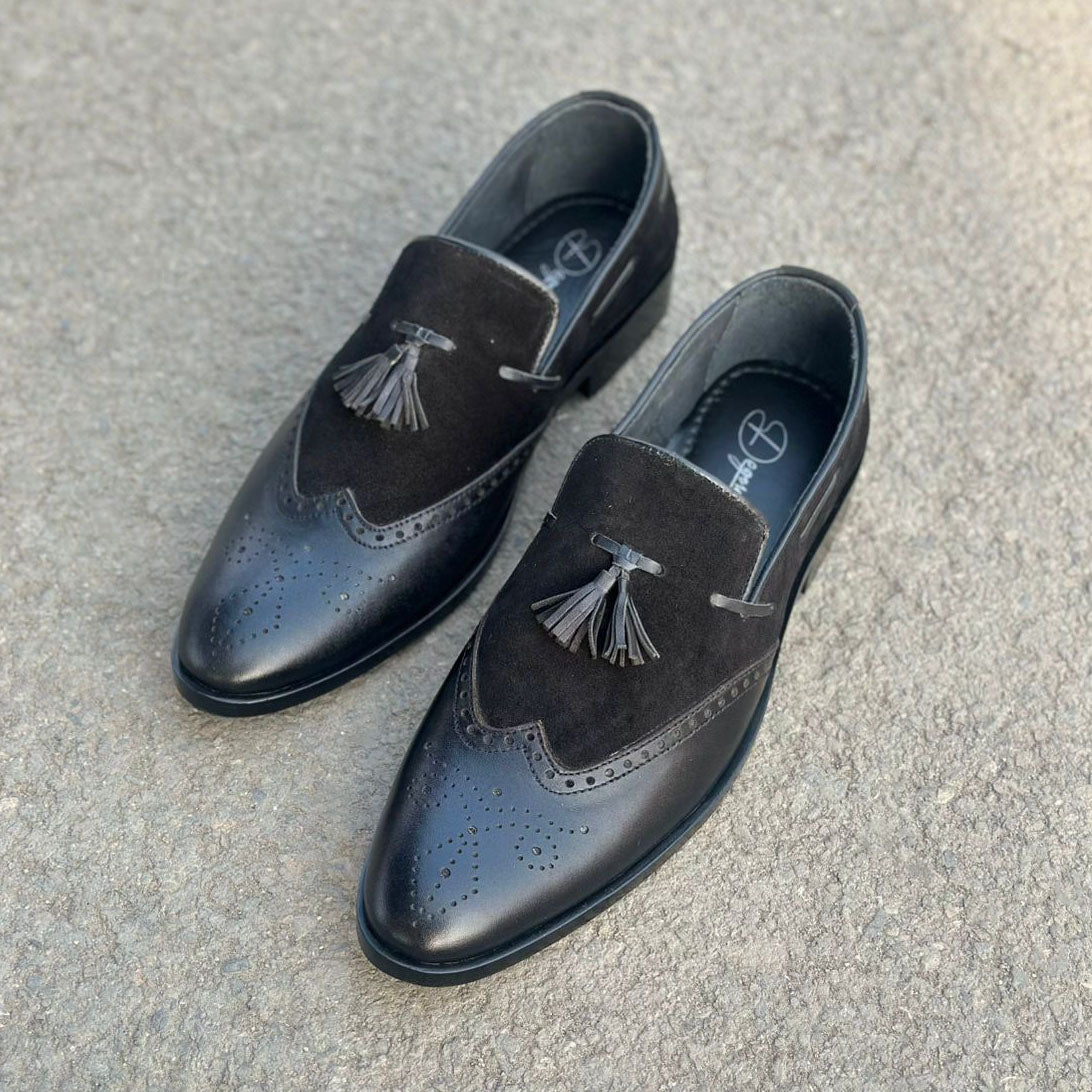 THE BORDEN SUADE TUSSEL SHOES -2739