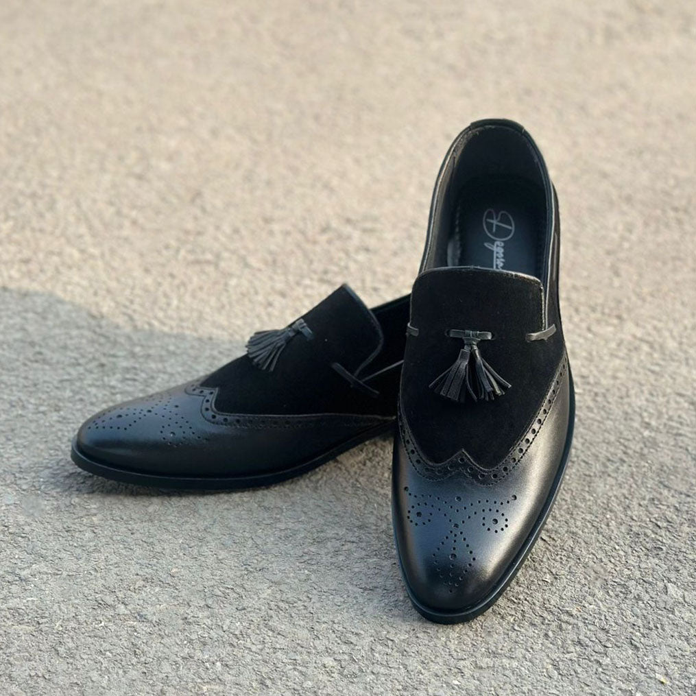 THE BORDEN SUADE TUSSEL SHOES -2739