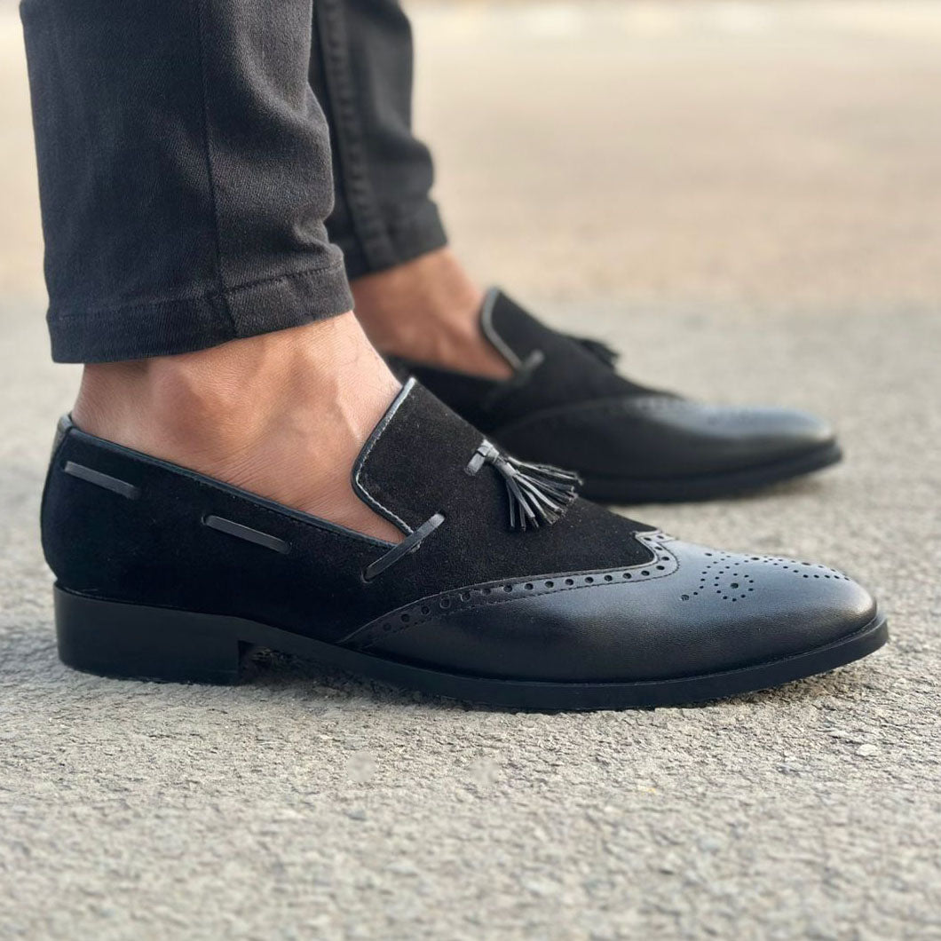 THE BORDEN SUADE TUSSEL SHOES -2739