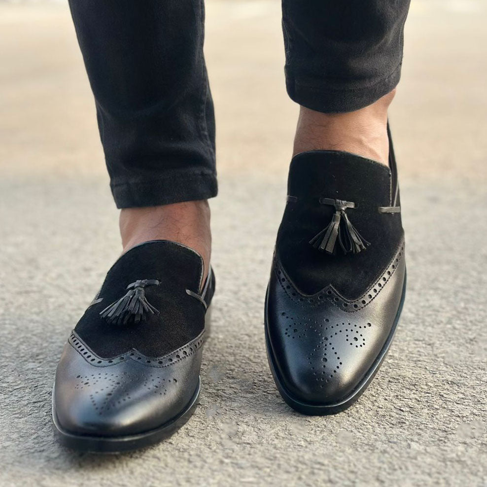 THE BORDEN SUADE TUSSEL SHOES -2739
