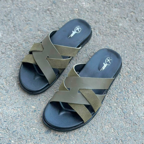 Degora Pure Handmade Mosher suede Chappal-2758