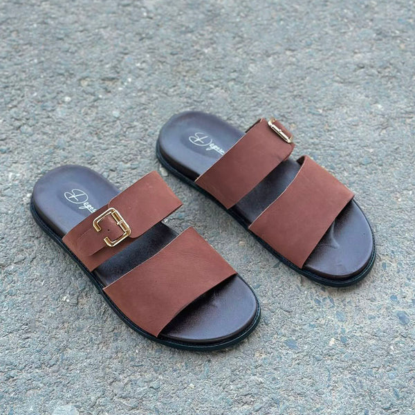 Degora Pure Handmade Niubak Chappal-2759