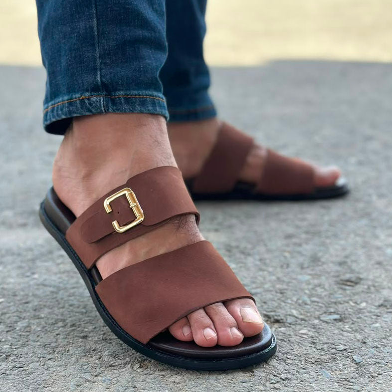 Degora Pure Handmade Niubak Chappal-2759