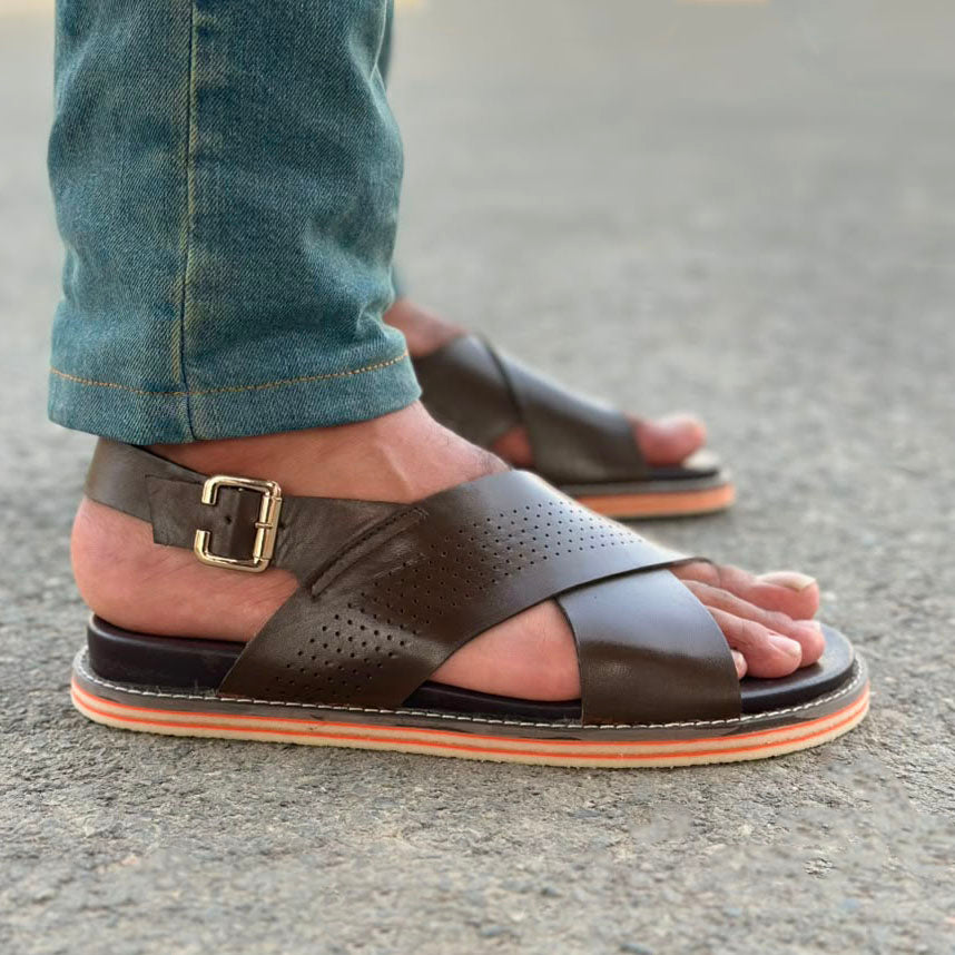 Ledger Brown Sandals-2788
