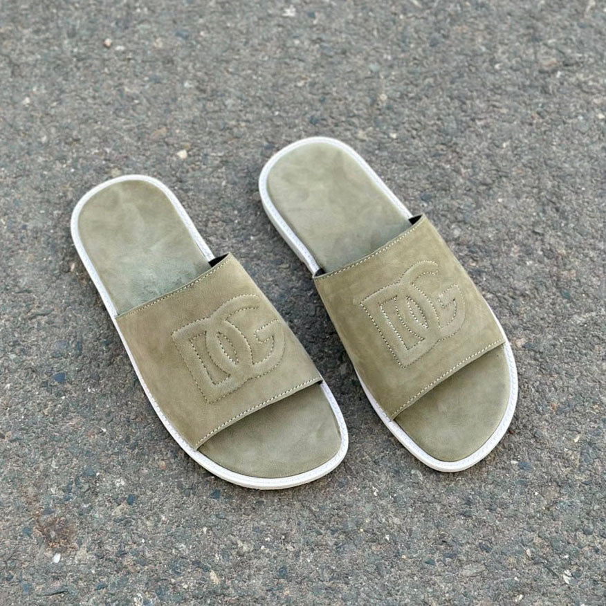 DG Suede Olive Chappal-2804
