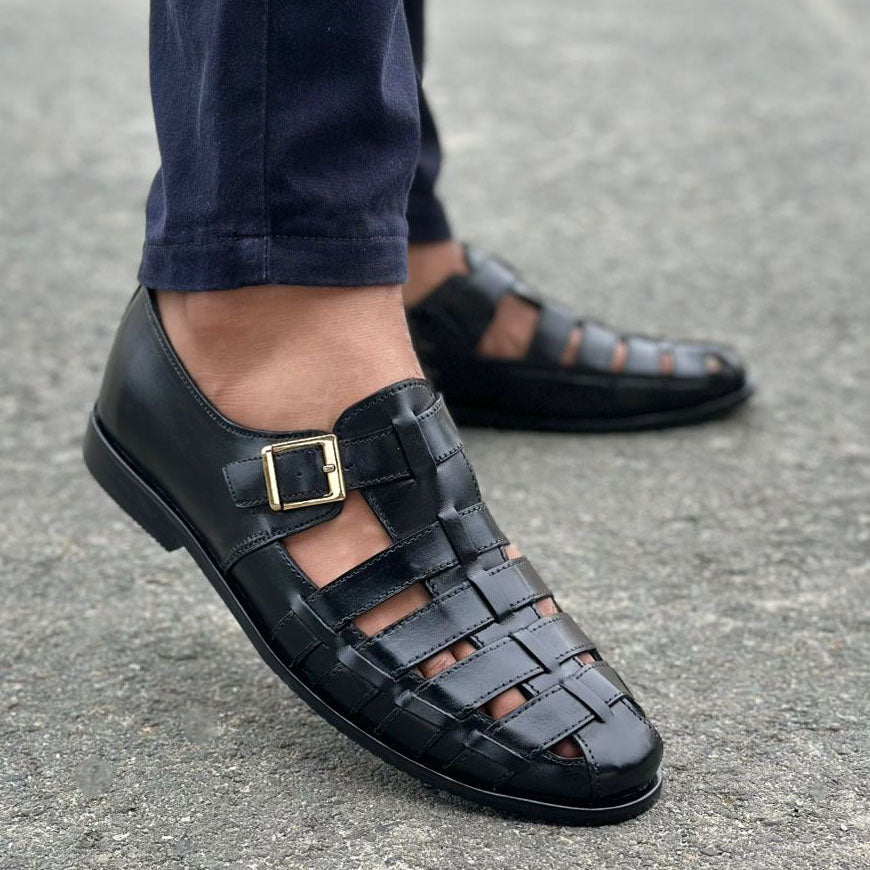 Degora Pure Leather Ridge Black -2640