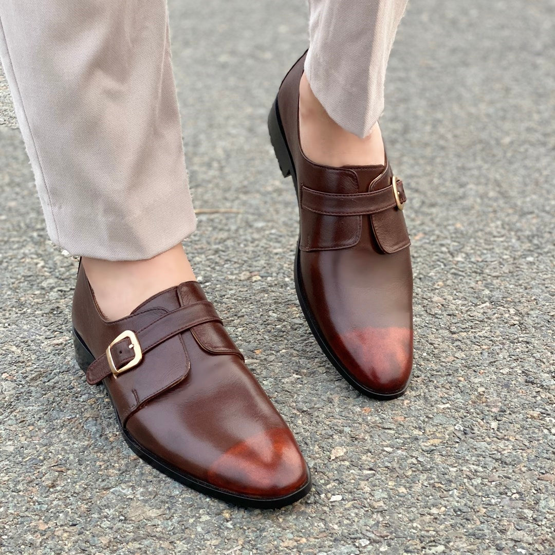 Formal Shoes Handmade leather Brown  2407