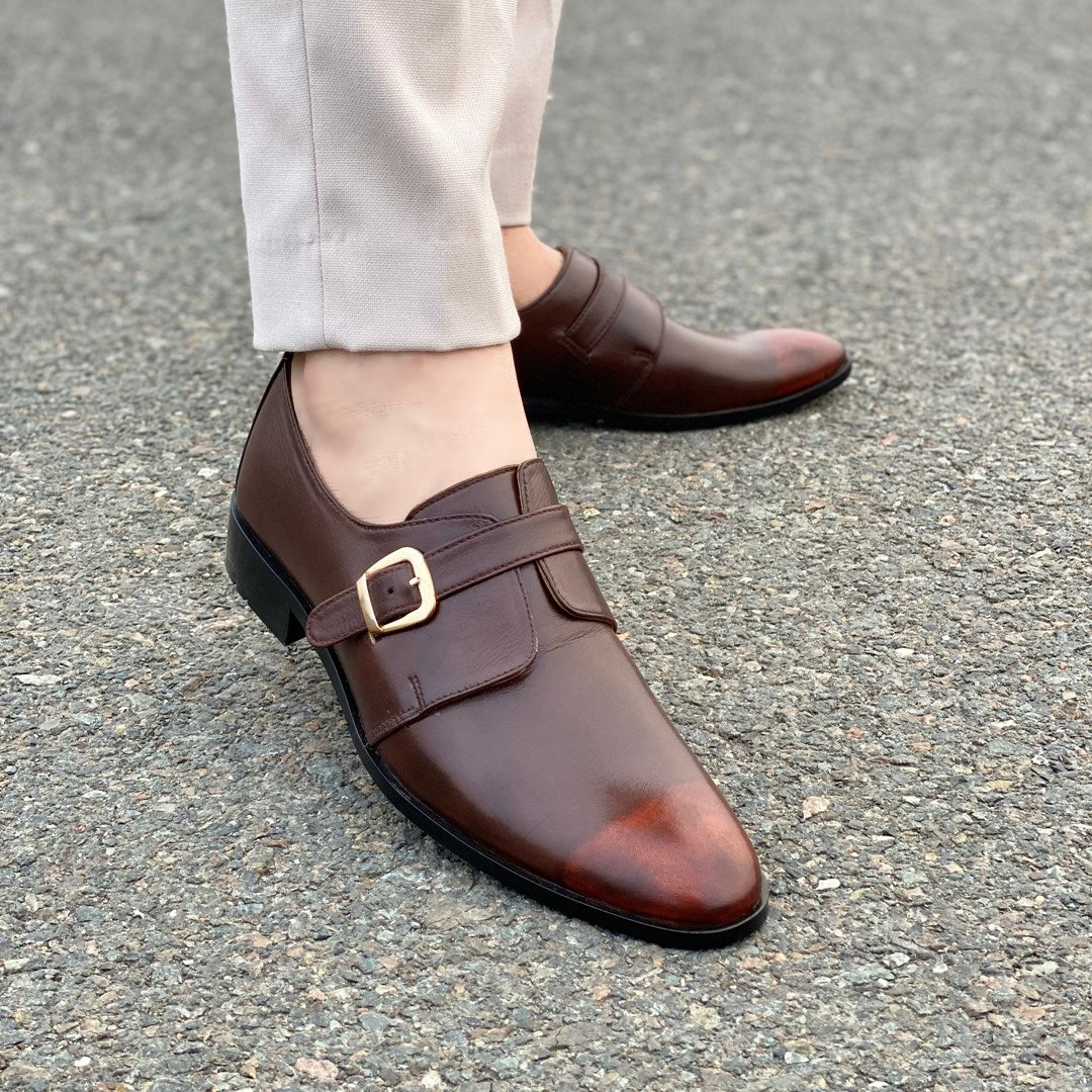 Formal Shoes Handmade leather Brown  2407