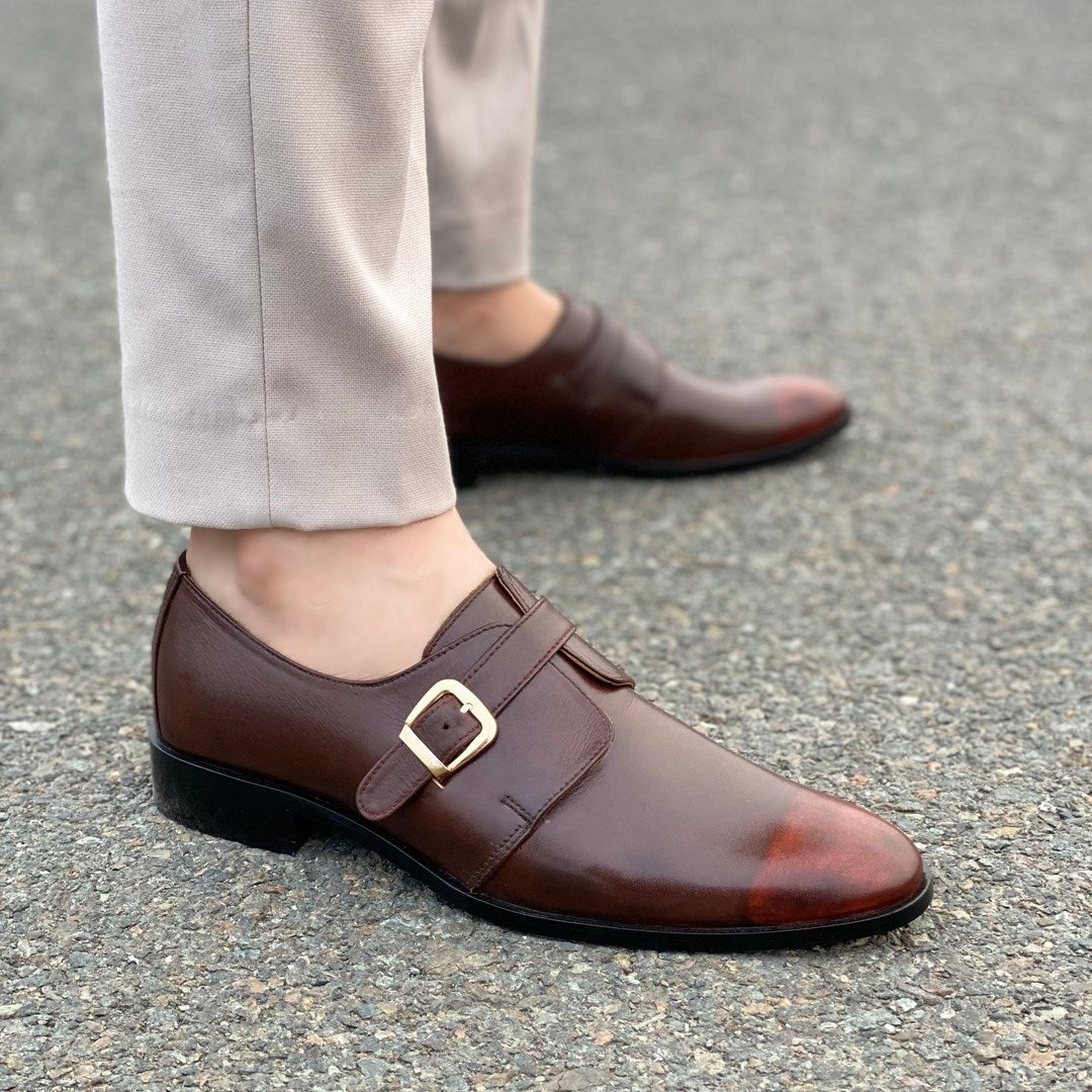 Formal Shoes Handmade leather Brown  2407
