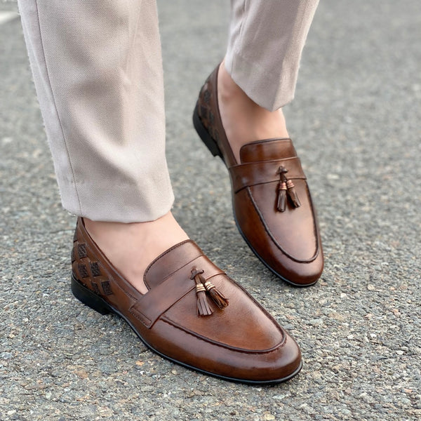 Formal Shoes Handmade leather Brown 2418