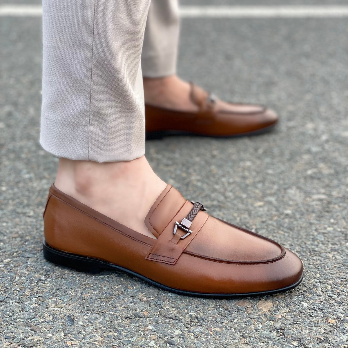 Formal Shoes Handmade leather Brown 2416